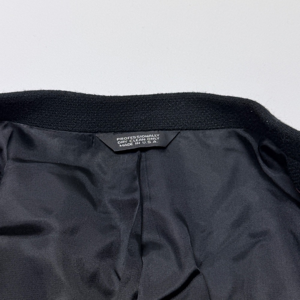 Alexander Lloyd Mens Black Wool Crepe Blazer Sport Coat 54L Made in USA - Picture 4 of 8